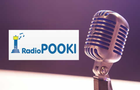 Mikrofoni ja Radio Pookin logo.