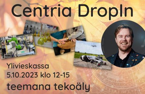 Centria DropIn tapahtumamainos.