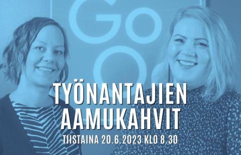 Heidi Leppäkari ja Anna Koskela.