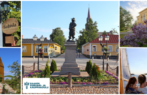 Wanha Raahe, pooki raahen saaristossa, purjehtivia nuoria