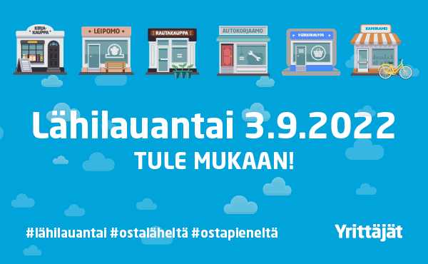 Tapahtumamainos Lähilauantaista3.9.2022.