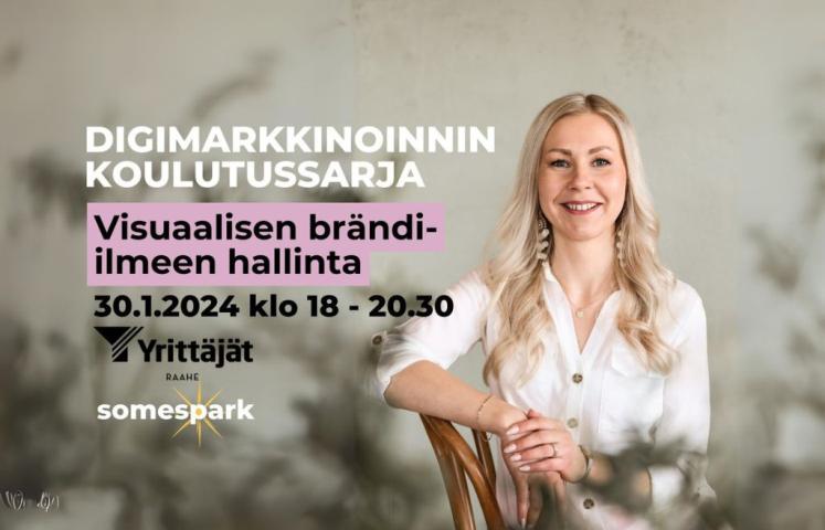 Kuva: Somespark. Koulutuksen tiedot ja kouluttajan kuva.