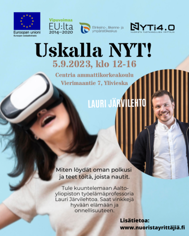 Tule mukaan Uskalla NYT-tilaisuuteen