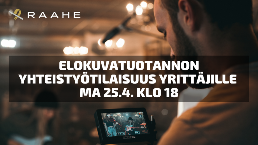 Henkilö kuvaamassa videota.