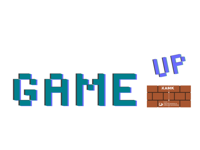 Teksti Game Up ja Kamkin ja Jatkuvan oppimisen ja työllisyyden palvelukeskuksen logot