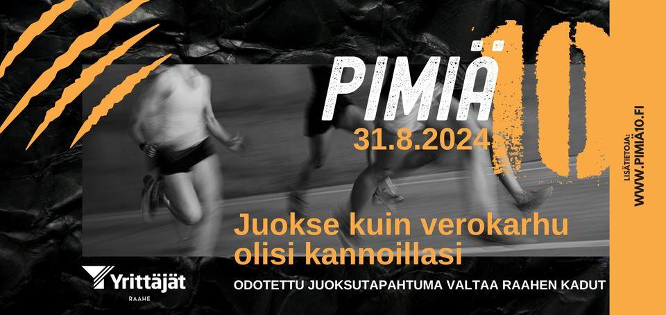 Kuva: Raahen Yrittäjät. Tapahtumatiedot mustakeltaisella pohjalla.