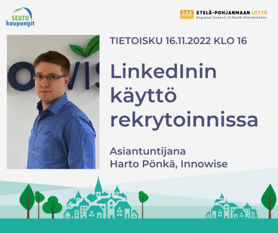 Kuva: Seutukaupunkiosaajat. Kouluttaja Harto Pönkä valokuvassa.