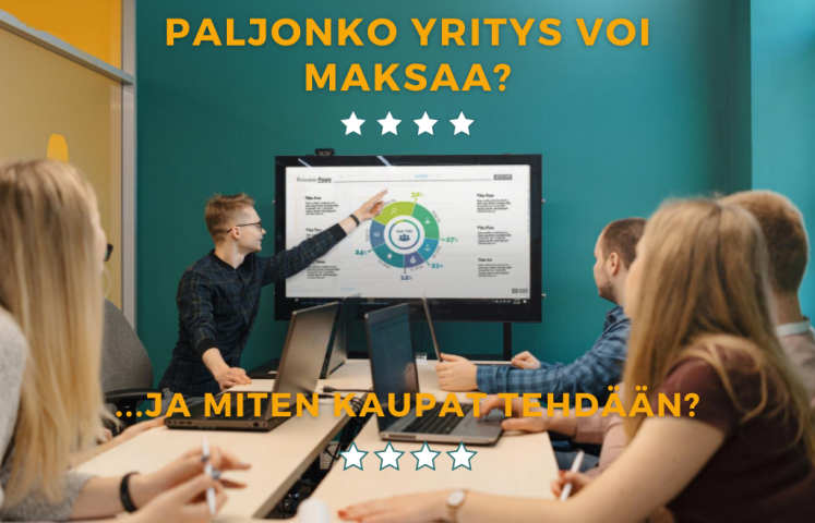 Tapahtumamainos yrityskaupat.