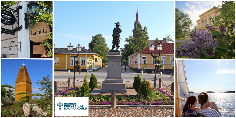 Wanha Raahe, pooki raahen saaristossa, purjehtivia nuoria