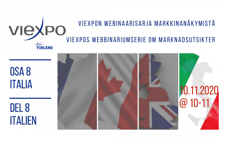 Kuva: Viexpo. Viexpon webinaarimainos.