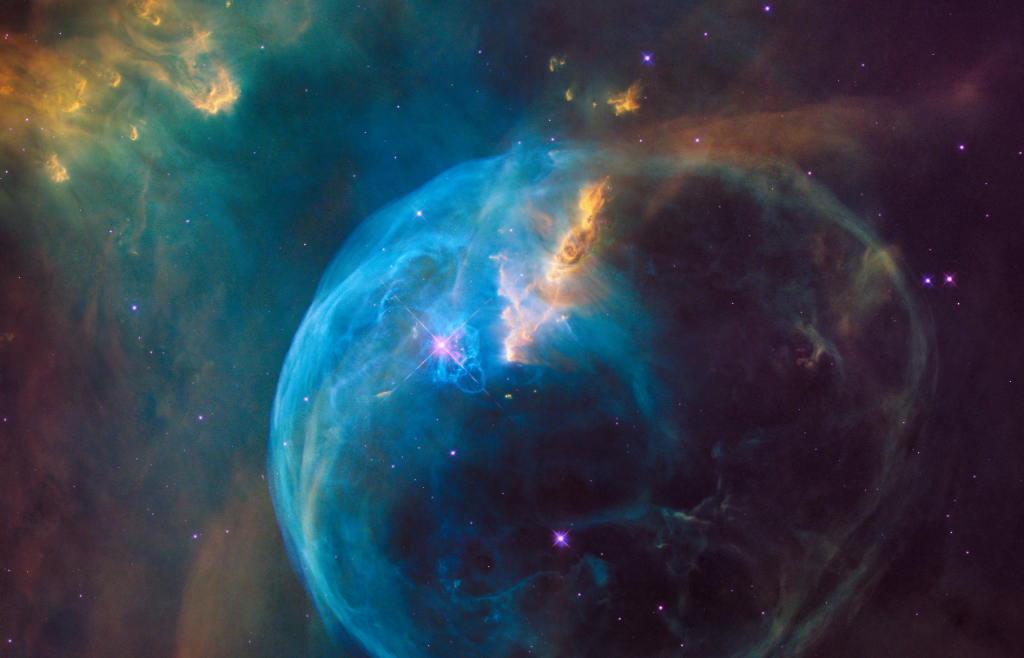 Kuva: NASA. Avaruuden hiukkasia.