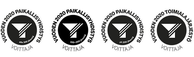 Kuva: Suomen Yrittäjät. Suomen Yrittäjien neljä voittaja-logoa.